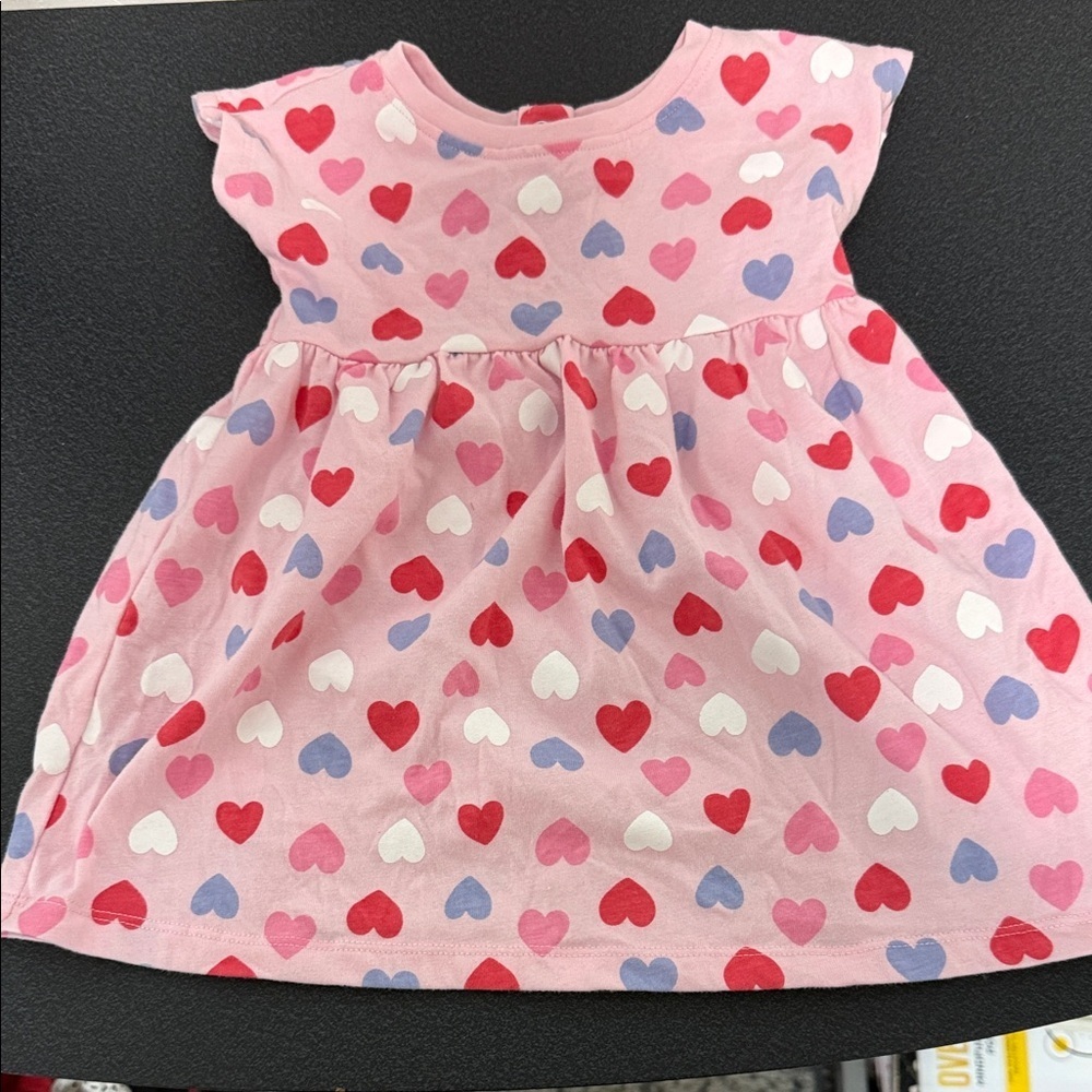 Garanimals Pink Dress with Colorful Hearts